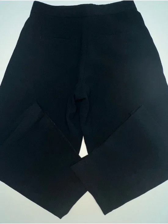 MM.LAFLEUR Dark Navy Wide Leg Pants Size 6 Career Office Workwear - Picture 3 of 10